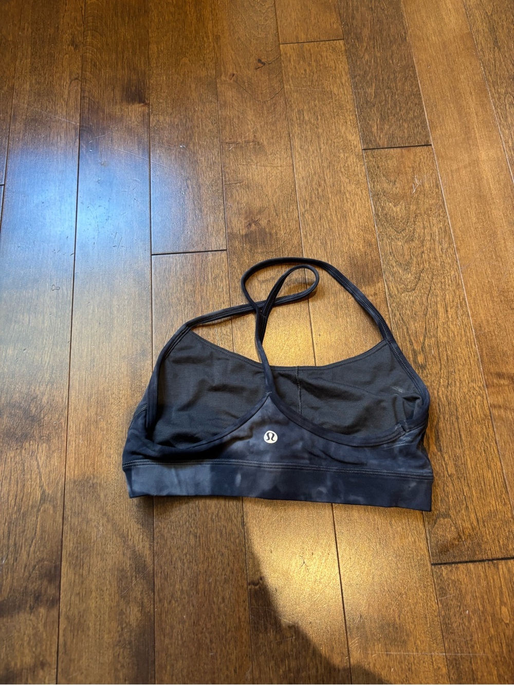 lululemon athletica Black Crossback Light-Support Sports Bra